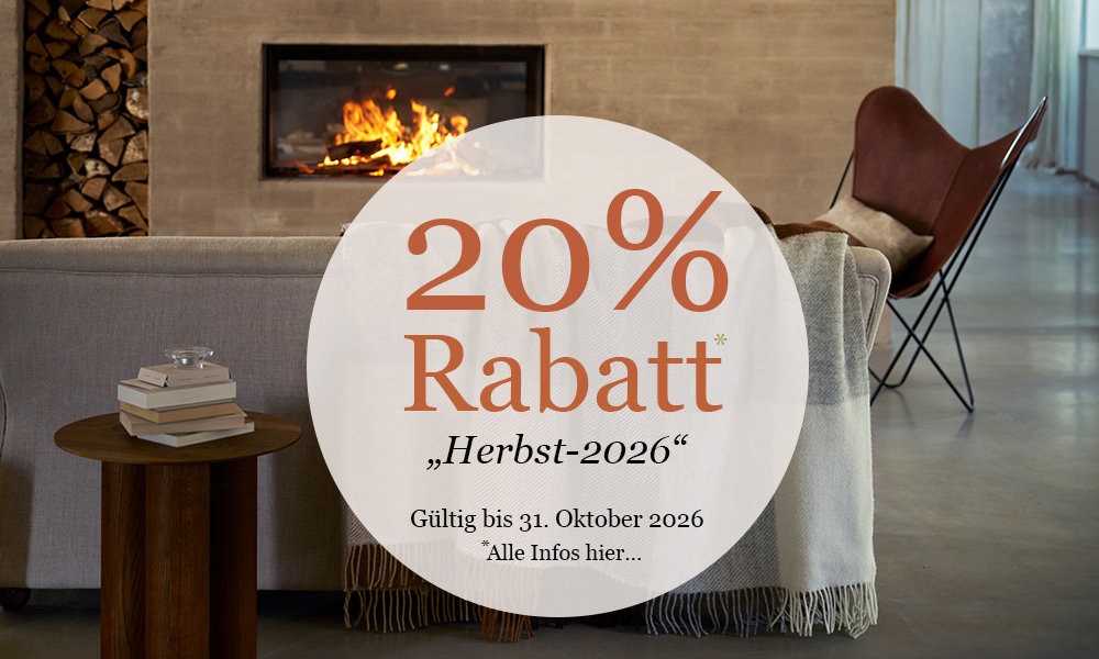 20% Rabatt auf Ihre Bestellung!