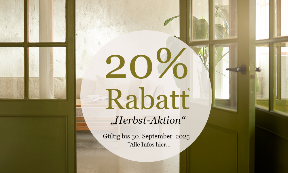 20% Rabatt auf Ihre Bestellung!