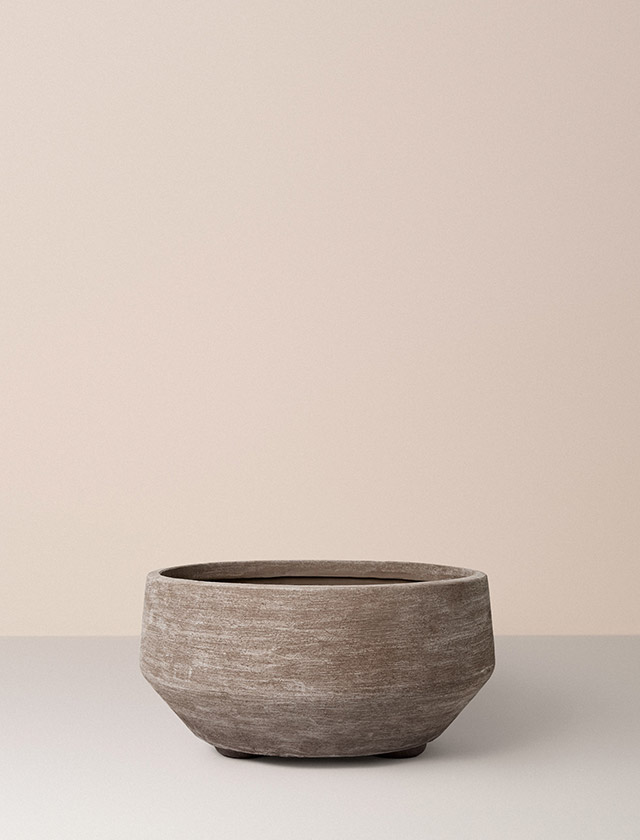 Bergs Potter Doma Pflanzgefäße Ø70 cm in Nordic Grey Terracotta