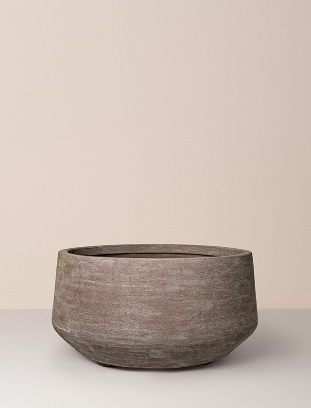 Bergs Potter Doma Pflanzgefäße Ø90 cm in Nordic Grey Terracotta