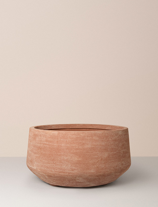 Bergs Potter Doma Pflanzgefäße Ø90 cm in Rosa Terracotta