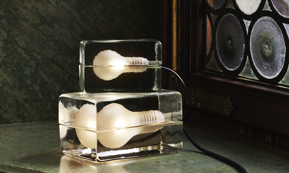 Block Lamp Tischleuchte von Design House Stockholm in der kleinen und großen Ausführung