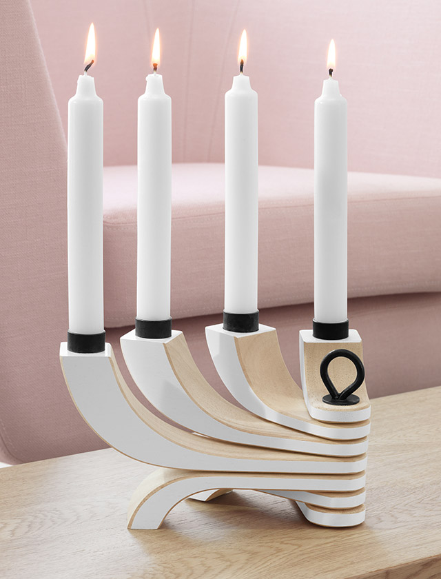 Nordic Light Kerzenhalter in Weiß von Design House Stockholm