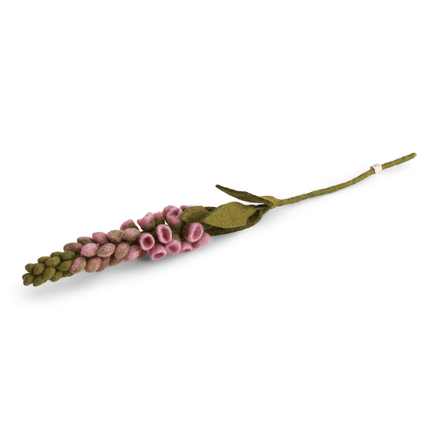 Gry & Sif Sommerblumen aus Wollfilz – Fingerhut in der Farbe Hellrosa