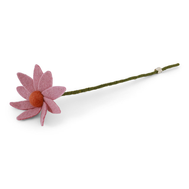 Gry & Sif Sommerblumen aus Wollfilz – Kosmee Blume in Hellrosa