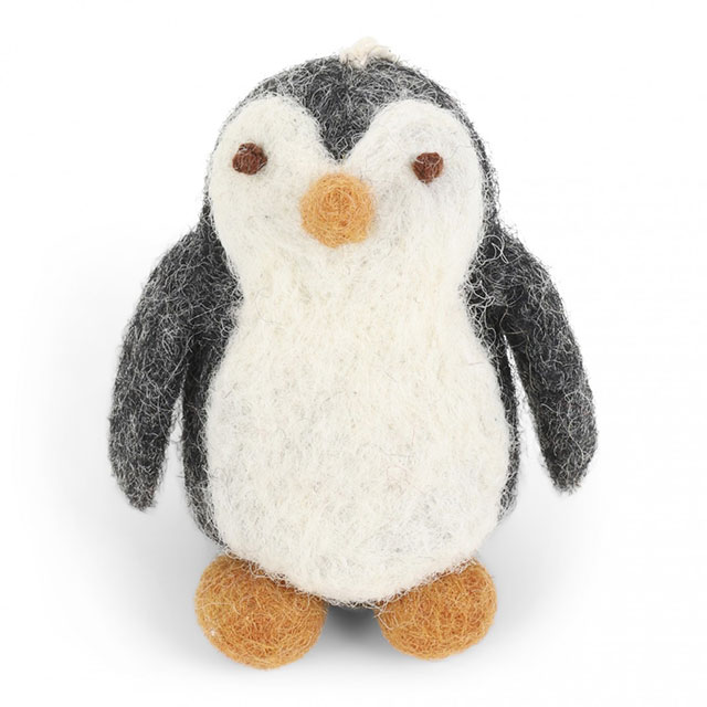 Niedlicher Pinguin Wollfilz von Gry & Sif