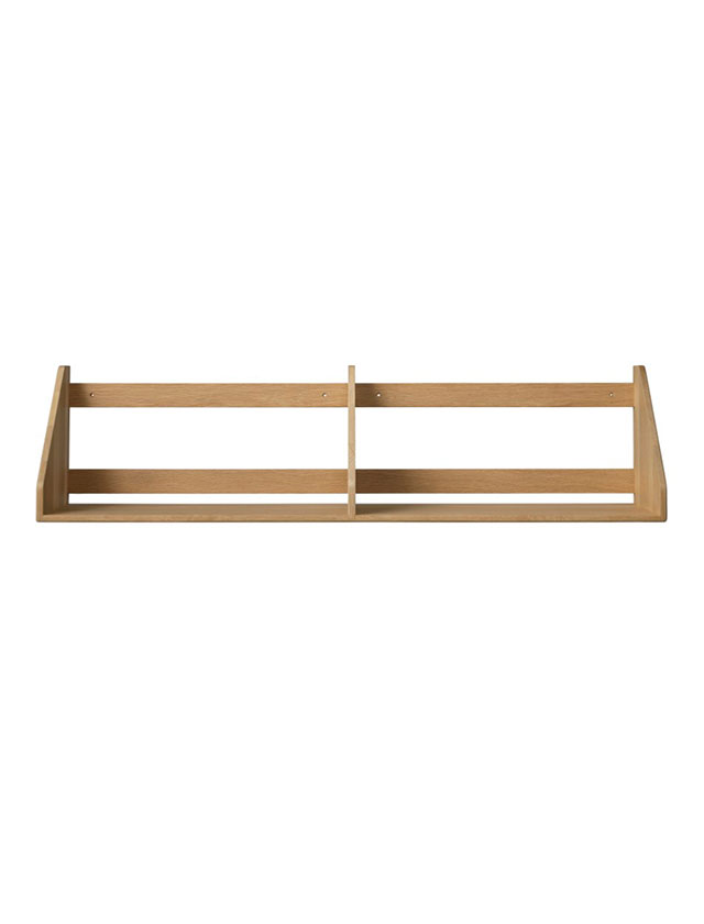 B5 Wandregal aus massivem Eichenholz von Børge Mogensen für FDB Møbler - 100x21 cm