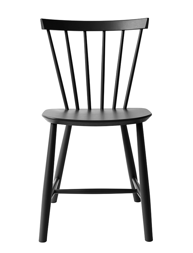 J46 Stuhl in Black von FDB Møbler