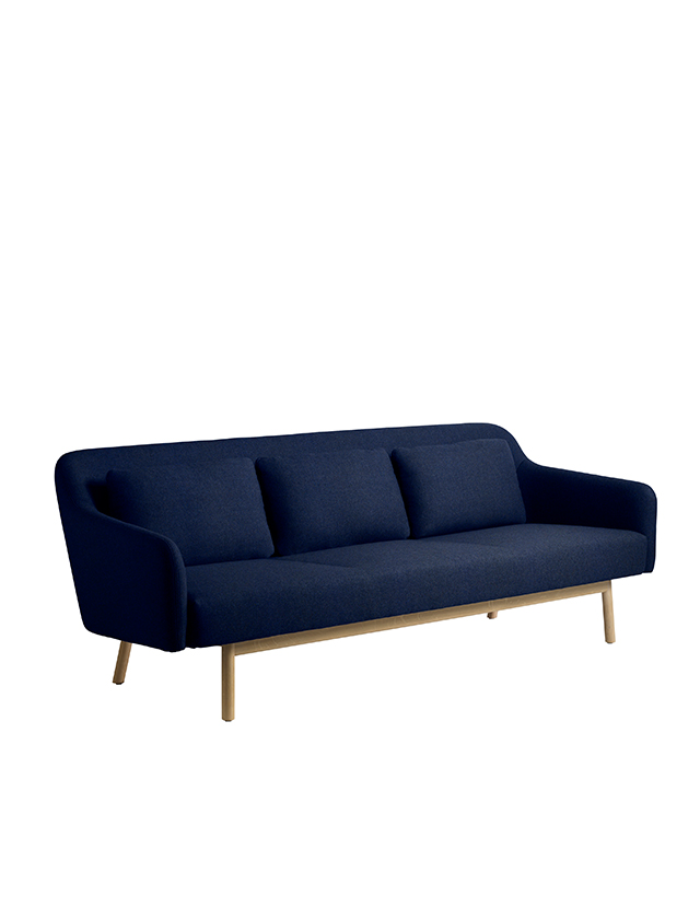 L34 Gesja Sofa für 3 Personen in Royal Blue von FDB Møbler