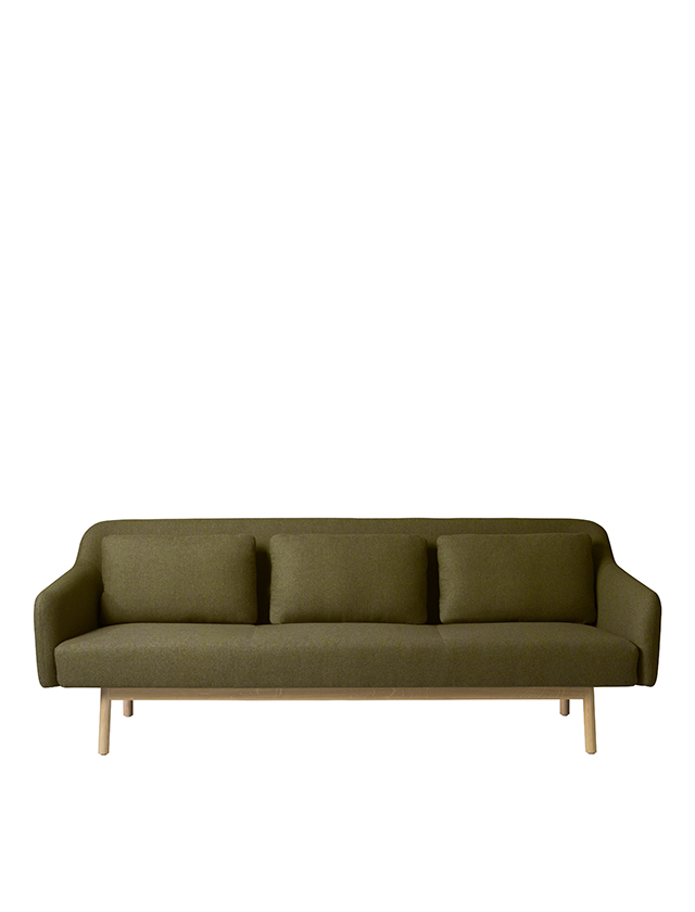 L34 Gesja Sofa für 3 Personen in Green von FDB Møbler