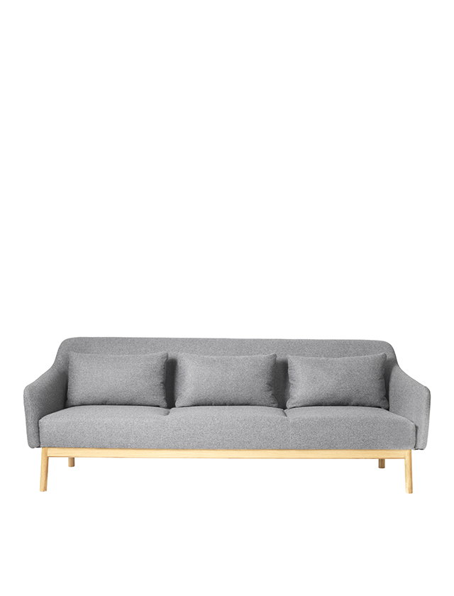 L34 Gesja Sofa für 3 Personen in Light Grey von FDB Møbler