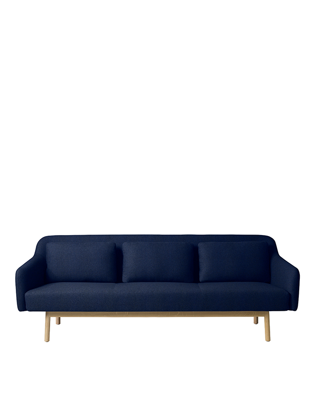 L34 Gesja Sofa für 3 Personen in Royal Blue von FDB Møbler