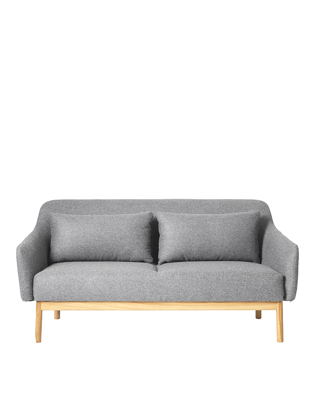 L38 Gesja Sofa für 2 Personen in Light Grey von FDB Møbler