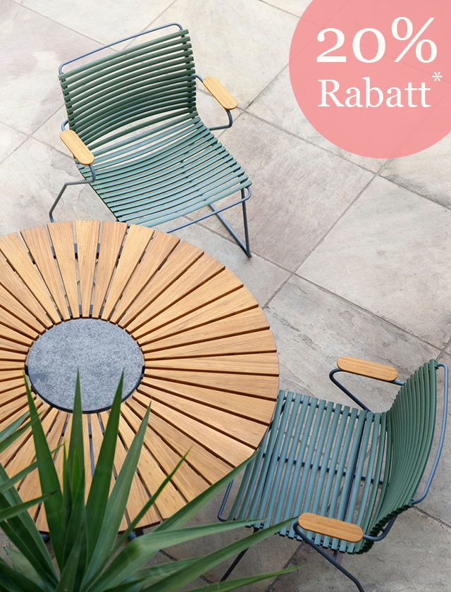 Midsommar-Special: 20% Rabatt auf HOUE-Gartenmöbel!