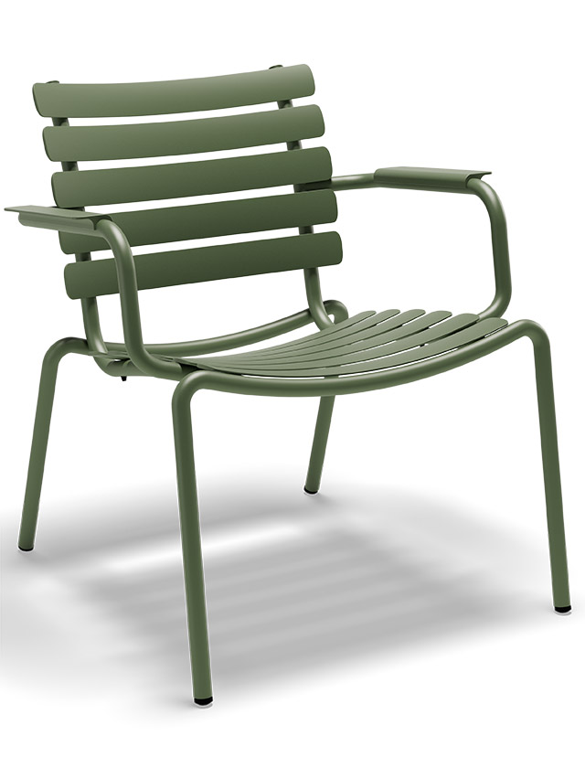 HOUE Alua Lounge Chair in Olive Green