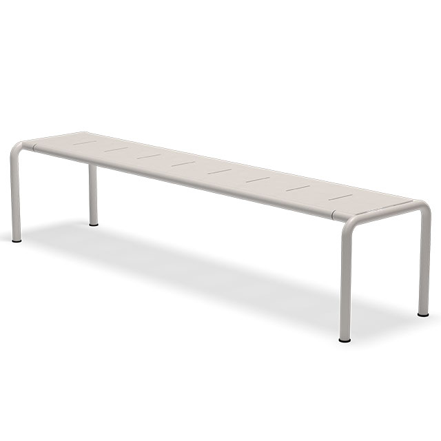 HOUE Avanti Gartenbank Large - 200 x 48 cm in Mono Muted White