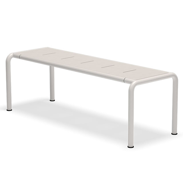 HOUE Avanti Gartenbank Medium - 130 x 48 cm in Mono Muted White