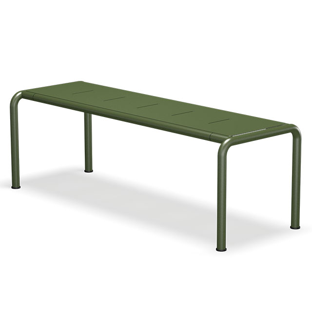 HOUE Avanti Gartenbank Medium - 130 x 48 cm in Mono Olive Green