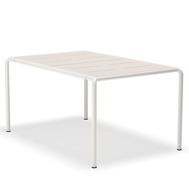 HOUE Avanti Gartentisch - 153 x 98 cm in Mono Muted White