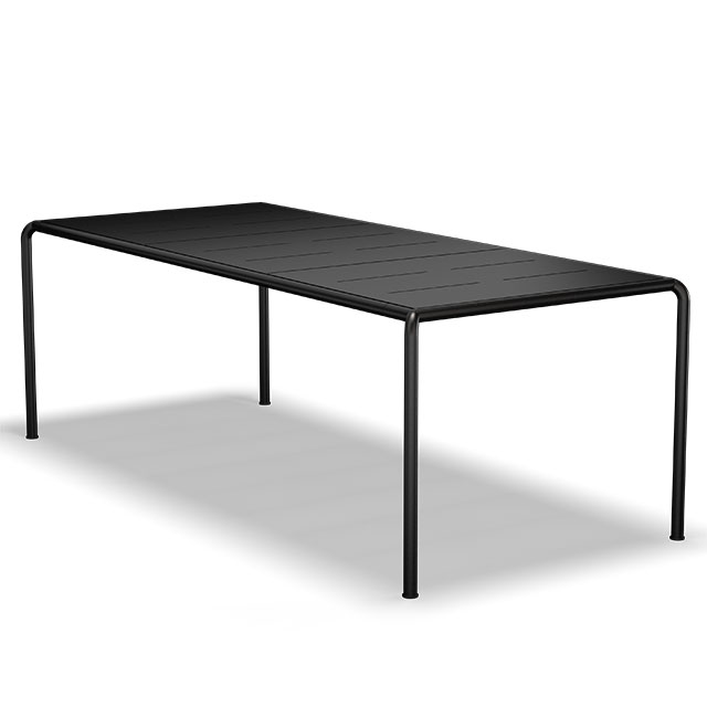 HOUE Avanti Gartentisch - 222x 98 cm in Mono Black