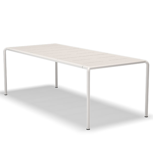 HOUE Avanti Gartentisch - 222x 98 cm in Mono Muted White