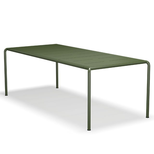 HOUE Avanti Gartentisch - 222x 98 cm in Mono Olive Green