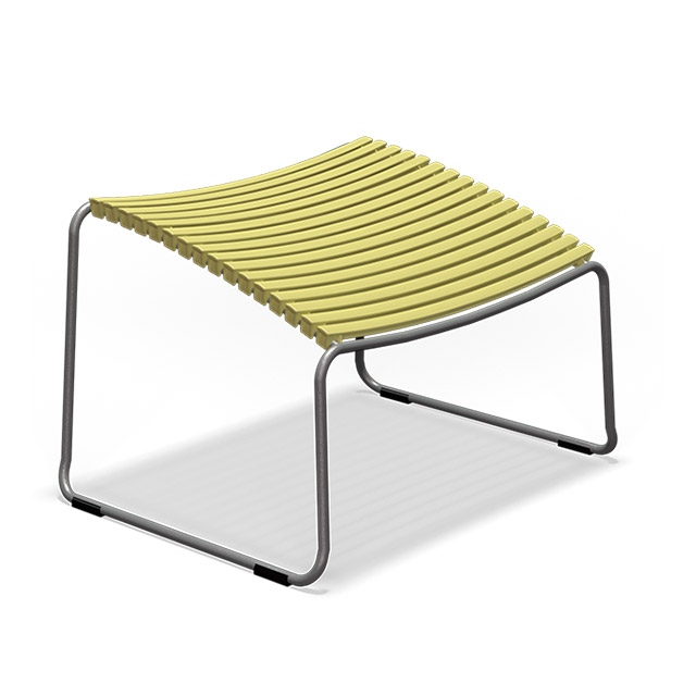 Click Footrest in Lemon Zest 45 von HOUE - Click Hocker für den Loungesessel in Lemon Zest