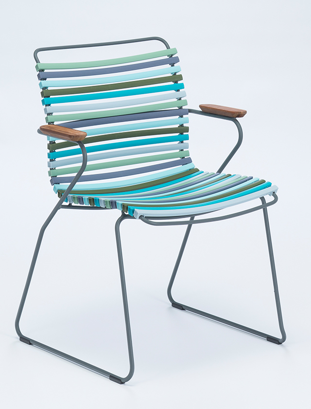 Click Dining Chair Multicolor 1 - 84 - Design Gartenstuhl von HOUE