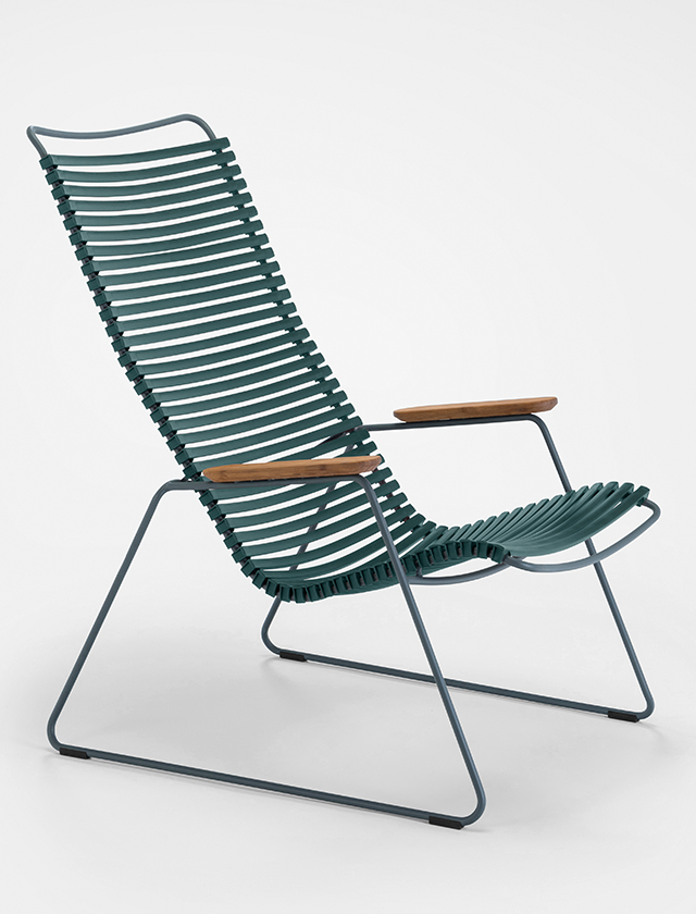 Click Loungesessel von HOUE in Pine Green 11 - Outdoor Lounge Chair in Grün