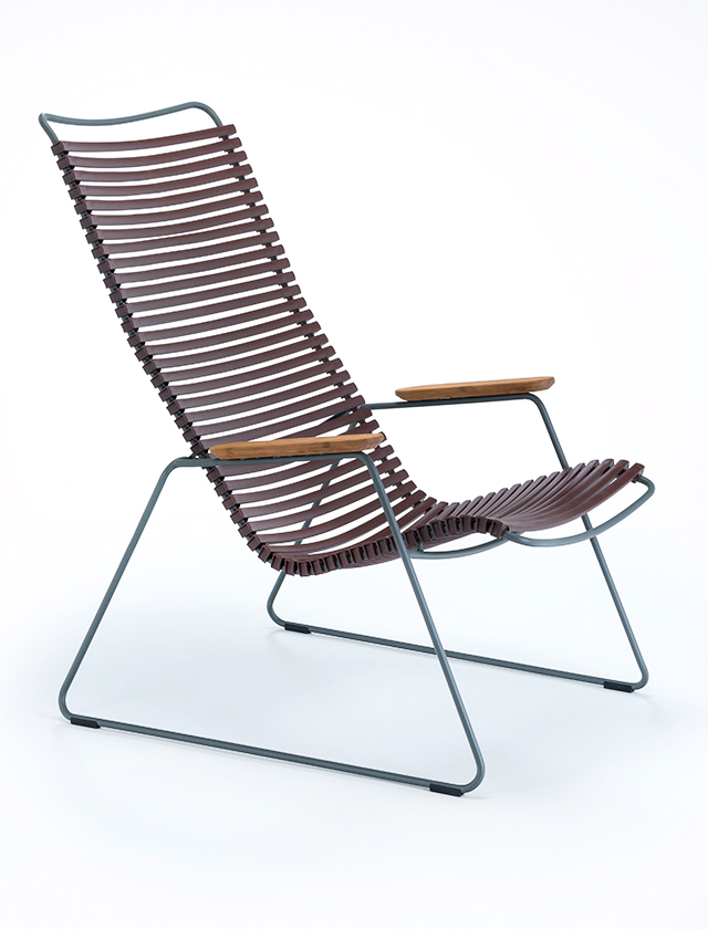 Click Loungesessel von HOUE in Plum 29 - Outdoor Lounge Chair in Pflaume