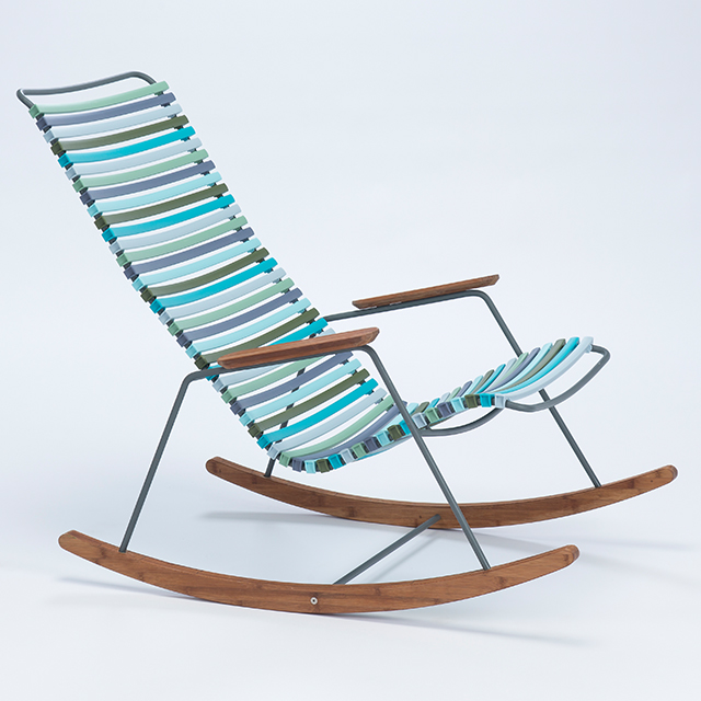 Click Rocking Chair Multi Color 2 - Outdoor Schaukelstuhl von HOUE