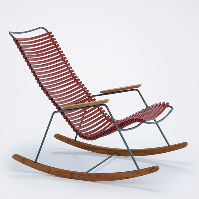 Click Rocking Chair in Paprika - Outdoor Schaukelstuhl von HOUE