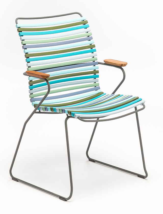 Click Dining Chair Tall Back Multi Color 2 - 84 - Design Gartenstuhl von HOUE