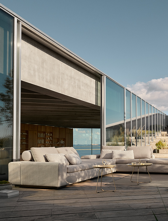 DRIFT Premium Outdoor Lounge Sofa von HOUE für Garten und Terrasse
