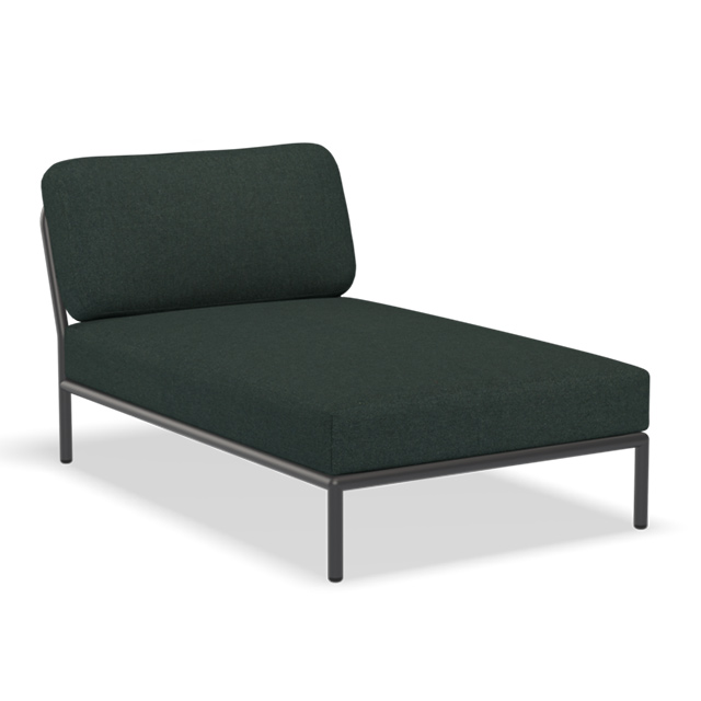 LEVEL Outdoor Chaiselong - in der Farbe Alpine Green - Sunbrella Heritage