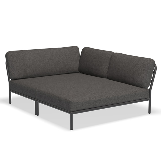 HOUE Level Lounge Cozy Corner - Right Corner in Dark Grey Basic