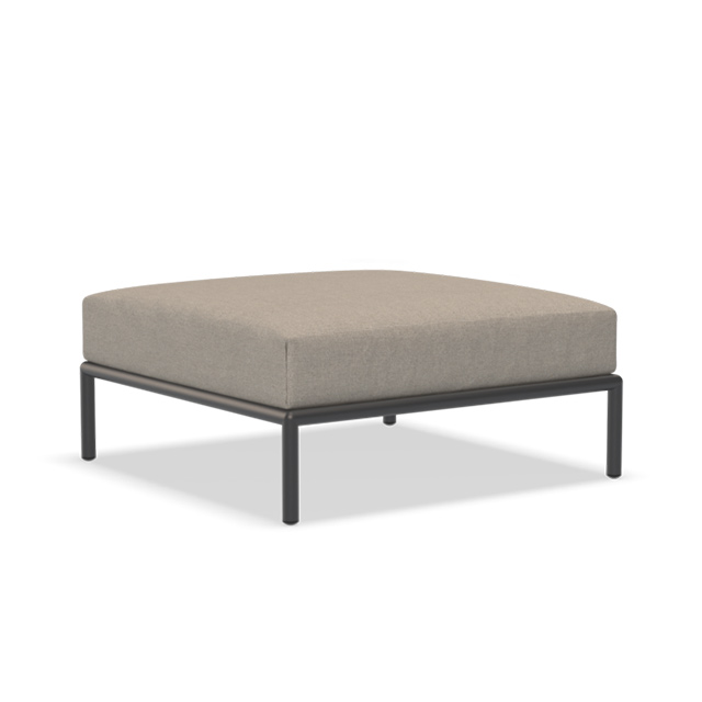 LEVEL Outdoor Lounge Sessel - in der Farbe Ash - Sunbrella Heritage