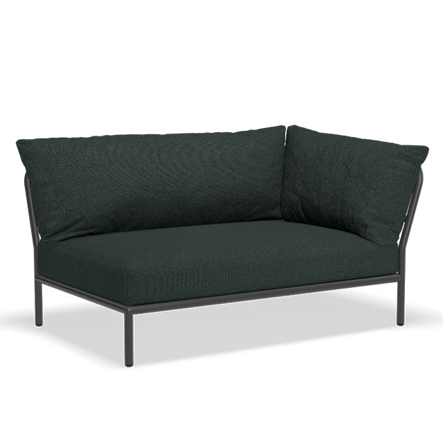 LEVEL 2 Outdoor Lounge Sofa - Rechte Seite in der Farbe Alpine - Sunbrella Heritage