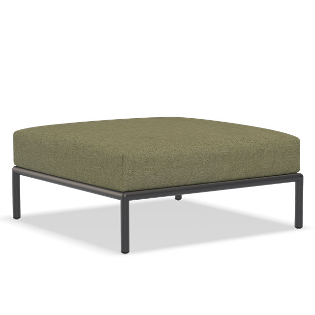 LEVEL Outdoor Lounge Ottomane in der Farbe Leaf - Sunbrella Heritage