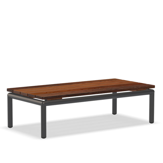 HOUE Level Side Table mit Lamellen aus Thermo Esche von HOUE