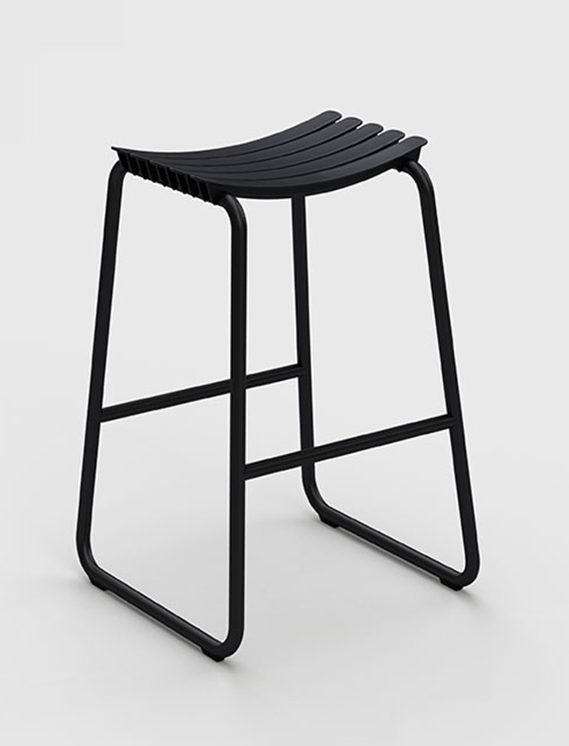 ReClips Barhocker in Black von HOUE - Outdoor Barhocker in Schwarz