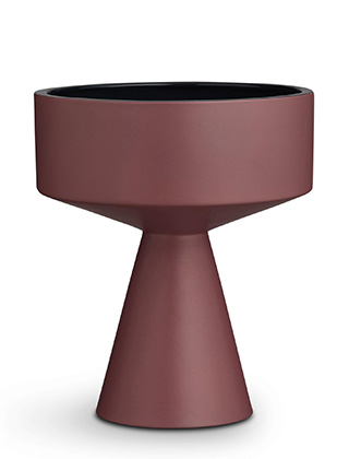 Fiora Tafelaufsatz in Bordeaux & Blue von Kähler Design - Design by Stine Goya