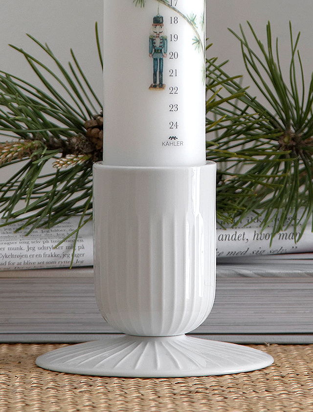 Hammershøi Jul Blockkerzenhalter für Kalenderkerzen ø 5 cm von Kähler Design