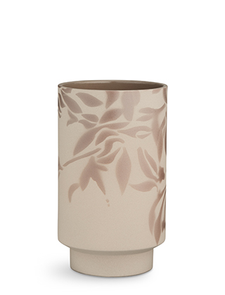 Kabell Vase in Staubrosa von Kähler Design - Höhe 190 mm