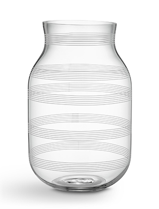 Omaggio Glasvase Klarglas in Groß von Kähler Design