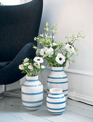 Omaggio Vasen-Serie in Hellblau von Kähler Design