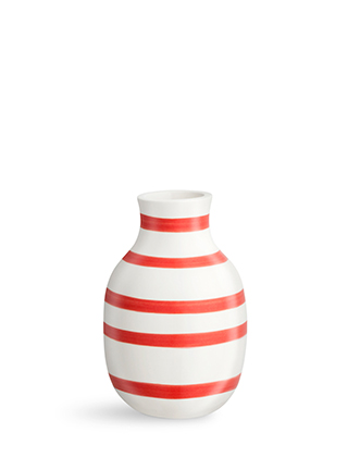 Scarlet-Rote Omaggio Vase in Klein von Kähler Design - 125 cm Höhe