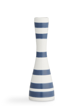 Omaggio Kerzenhalter in Stahlblau, Mittel - 200 mm von Kähler Design