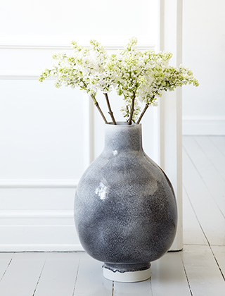 Unico Bodenvase in Heidegrau von Kähler Design