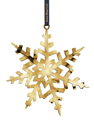 Großer Kristallstern Gold von Karen Blixen